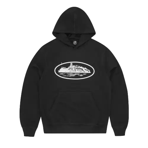 Black and White Corteiz Hoodie Black and White Corteiz Hoodie