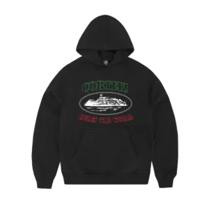 CORTEIZ OG ALCATRAZ ITALIA HOODIE BLACK