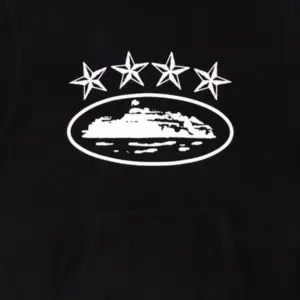 Corteiz 4Starz Alcatraz Hoodie Black