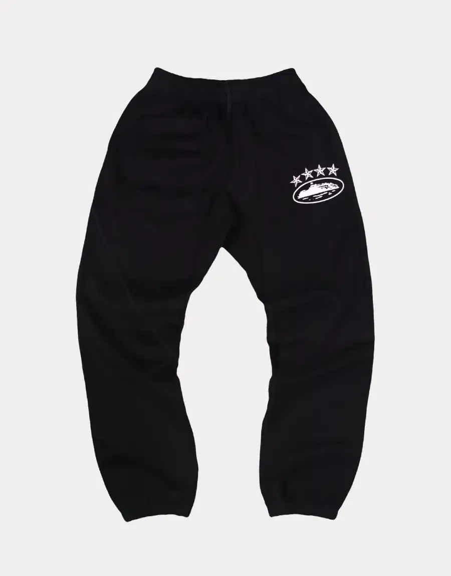 Corteiz 4Starz Alcatraz Sweatpants Black Corteiz 4Starz Alcatraz Sweatpants Black