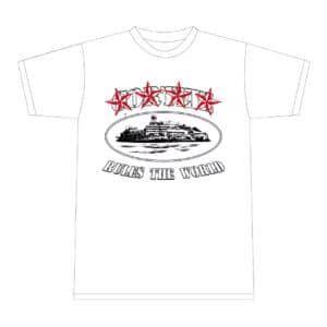 Corteiz 4Starz Alcatraz T-shirt White
