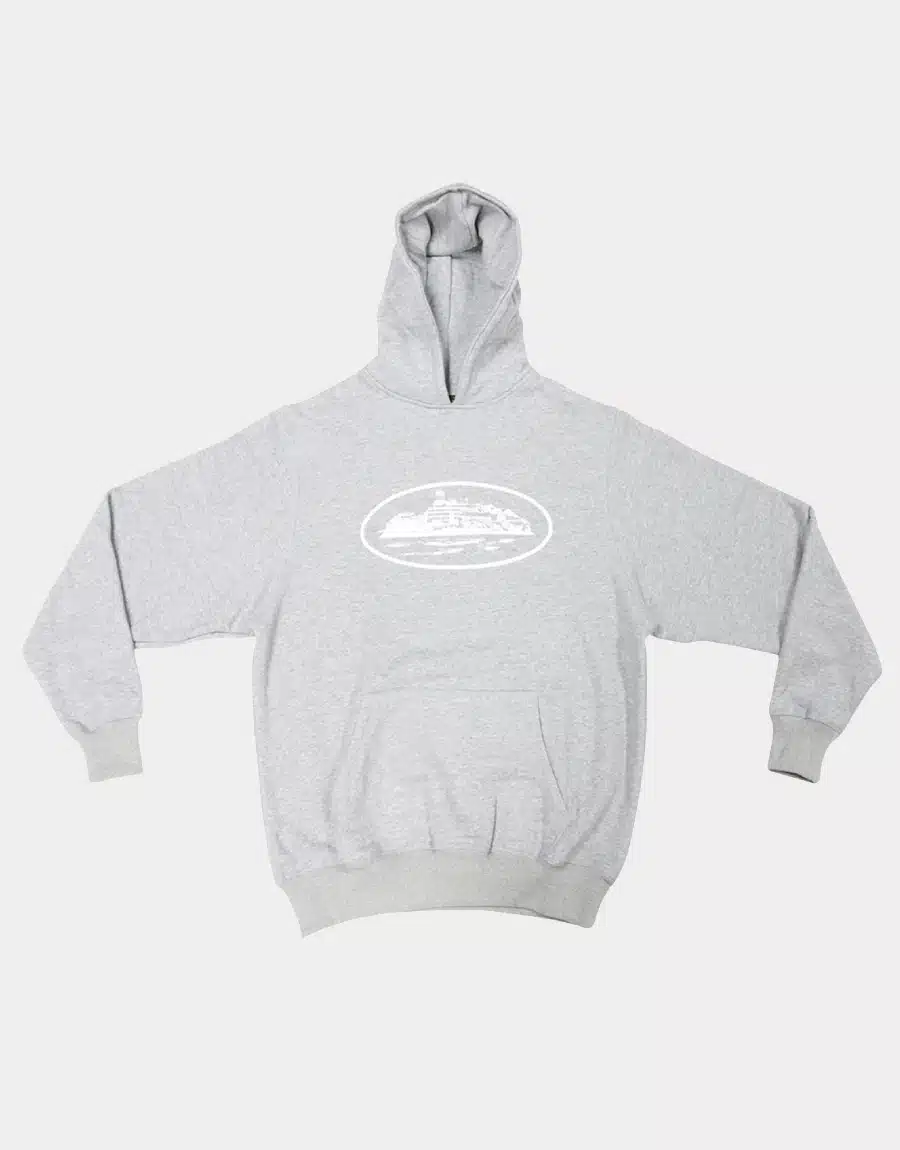 Corteiz Alcatraz Hoodie Grey Corteiz Alcatraz Hoodie Grey