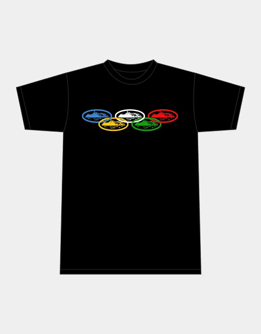 Corteiz Alcatraz Olympic T-shirt Black Corteiz Alcatraz Olympic T-shirt Black