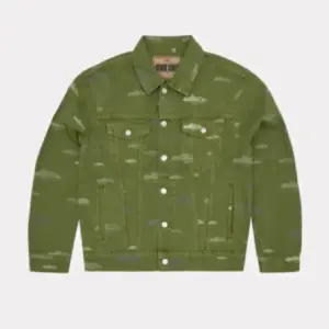 Corteiz Alcatraz Pattern Khakhi Tracksuit