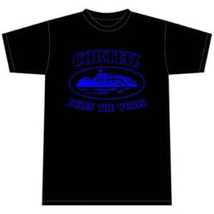 Corteiz Alcatraz T-shirt Black/Blue