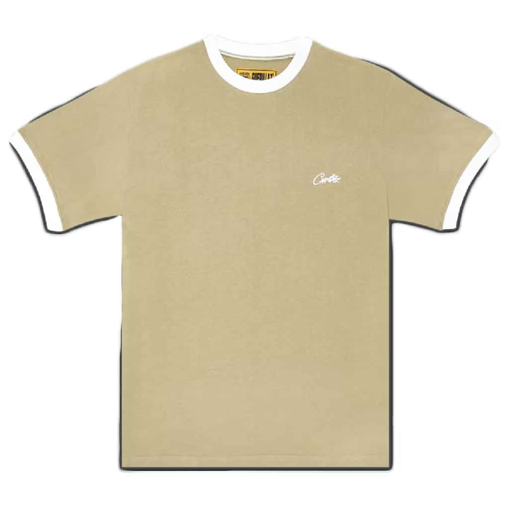 Corteiz Allstarz Ribbed T-Shirt Light Khaki Corteiz Allstarz Ribbed T-Shirt Light Khaki