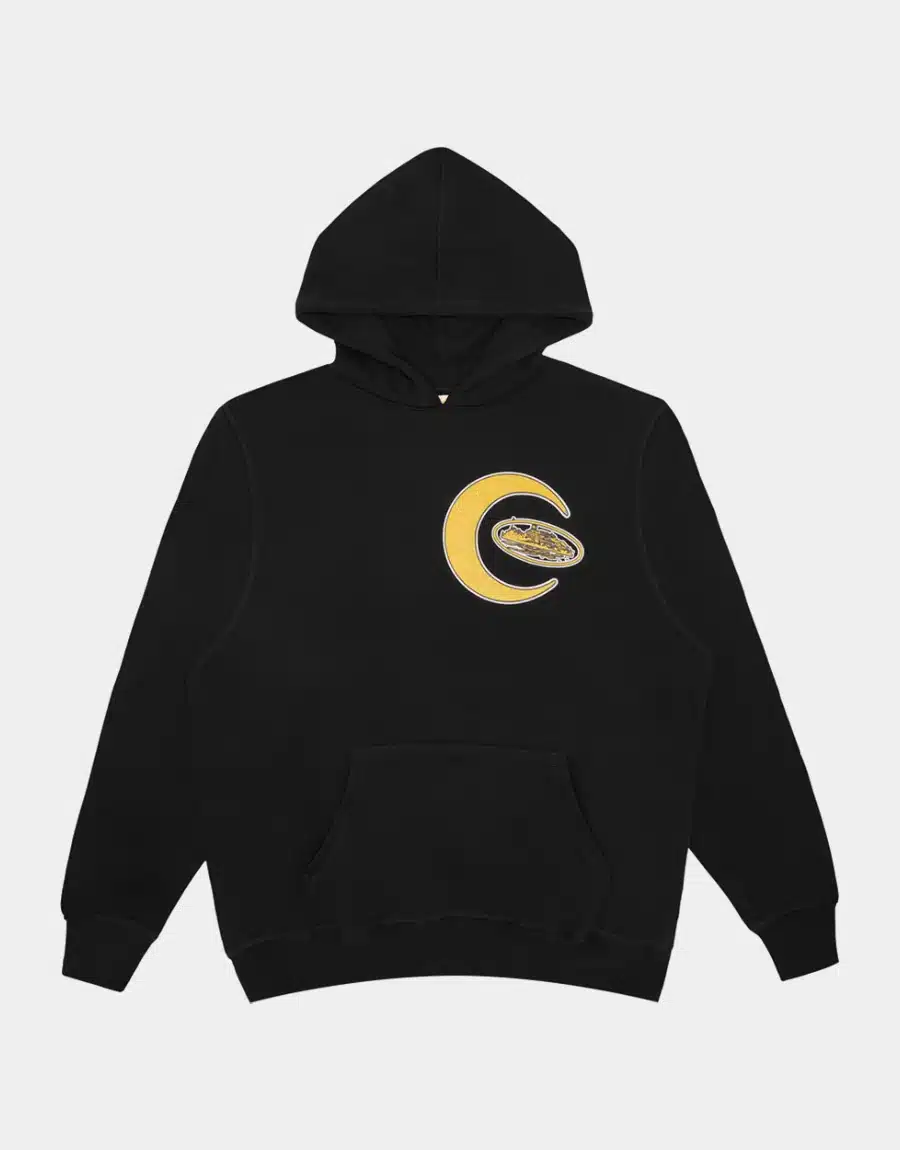 Corteiz Crescent Hoodie Black Corteiz Crescent Hoodie Black