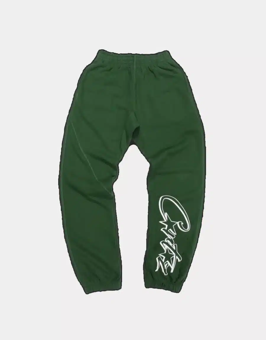 Corteiz Dropout Joggers Green Corteiz Dropout Joggers Green