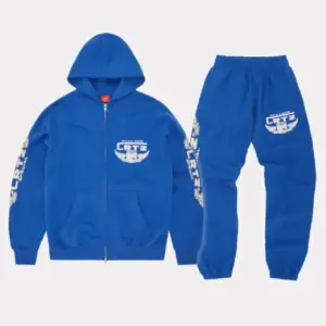 Corteiz Gasolina Tracksuit Blue Royal