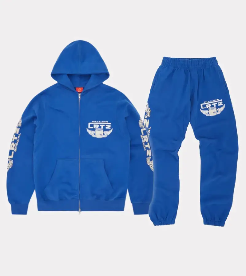 Corteiz Gasolina Tracksuit Blue Royal Corteiz Gasolina Tracksuit Blue Royal