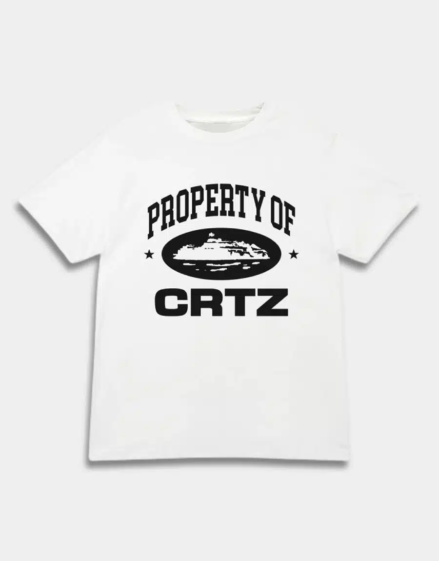 Corteiz OG Property Of Crtz T-Shirt White Corteiz OG Property Of Crtz T-Shirt White