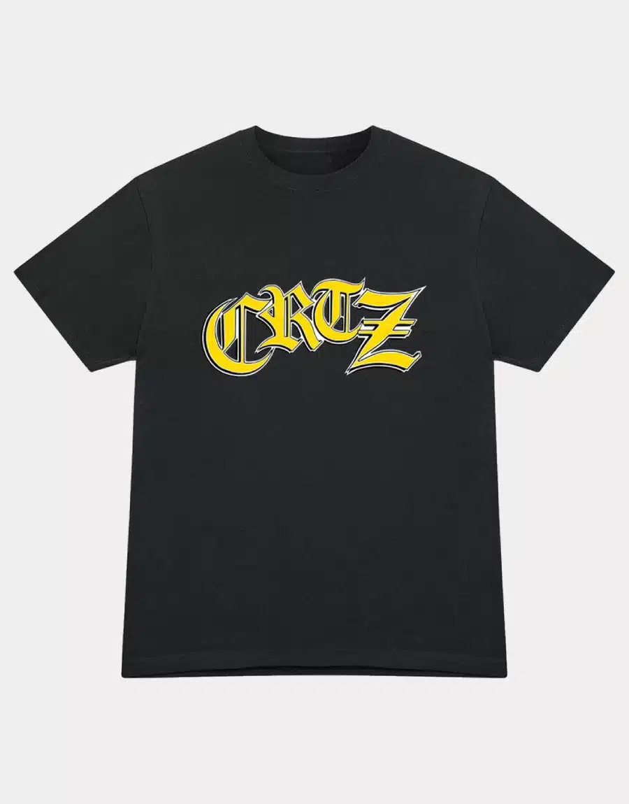 Corteiz Old English T-Shirt Black Corteiz Old English T-Shirt Black