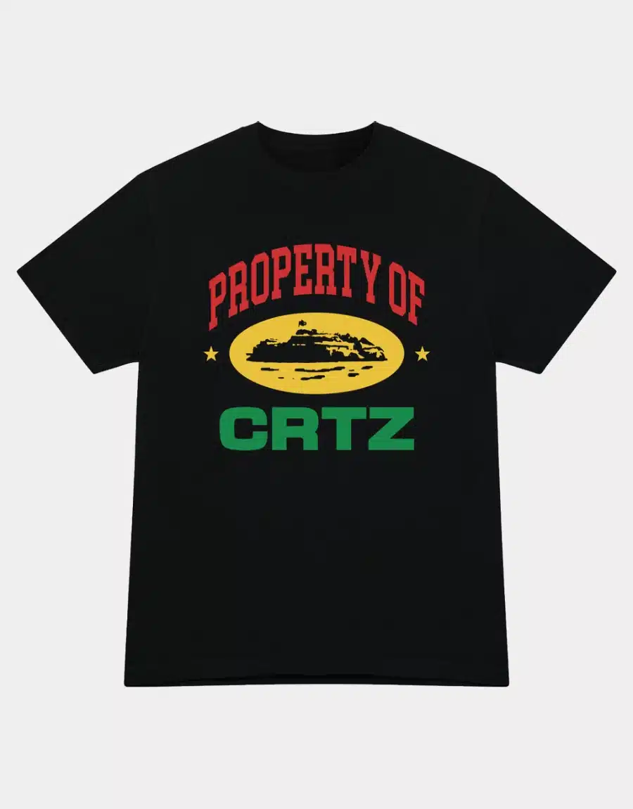 Corteiz Property Of Crtz Carni T-shirt Black Corteiz Property Of Crtz Carni T-shirt Black