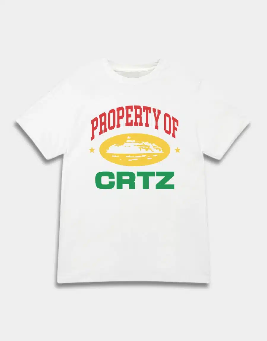 Corteiz Property Of Crtz Carni T-shirt White Corteiz Property Of Crtz Carni T-shirt White