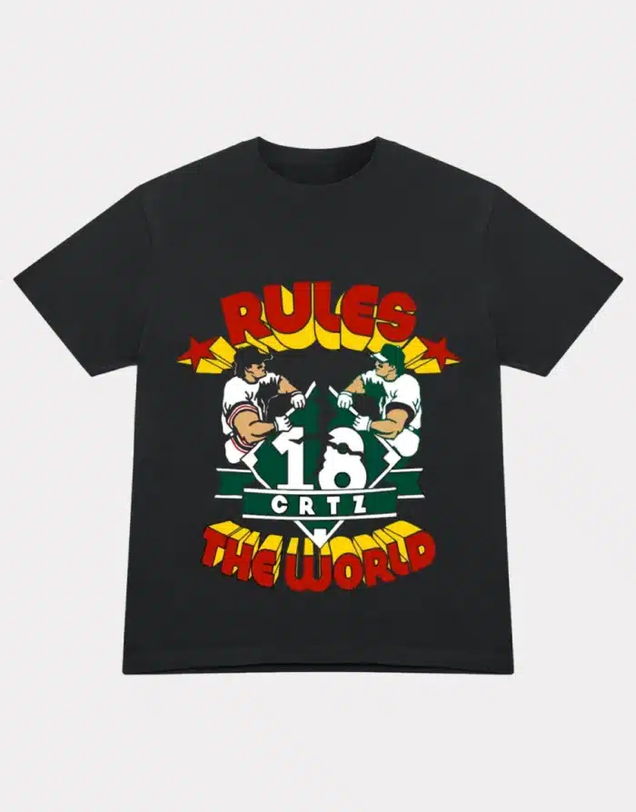 Corteiz Rtw Baseball T-Shirt Black Corteiz Rtw Baseball T-Shirt Black