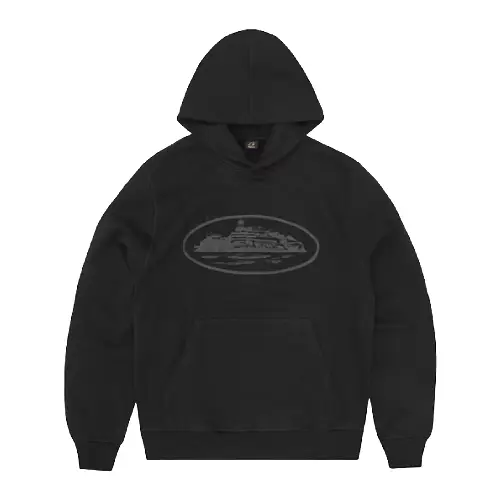 Corteiz Triple Black Hoodie Corteiz Triple Black Hoodie