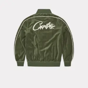 Corteiz VVS Velour Green Tracksuit