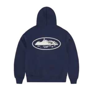 CORTEIZ ISLAND PUFF PRINT ZIP HOODIE [NAVY]