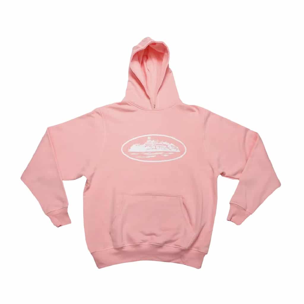 Corteiz Alcatraz Hoodie – Baby Pink Corteiz Alcatraz Hoodie – Baby Pink