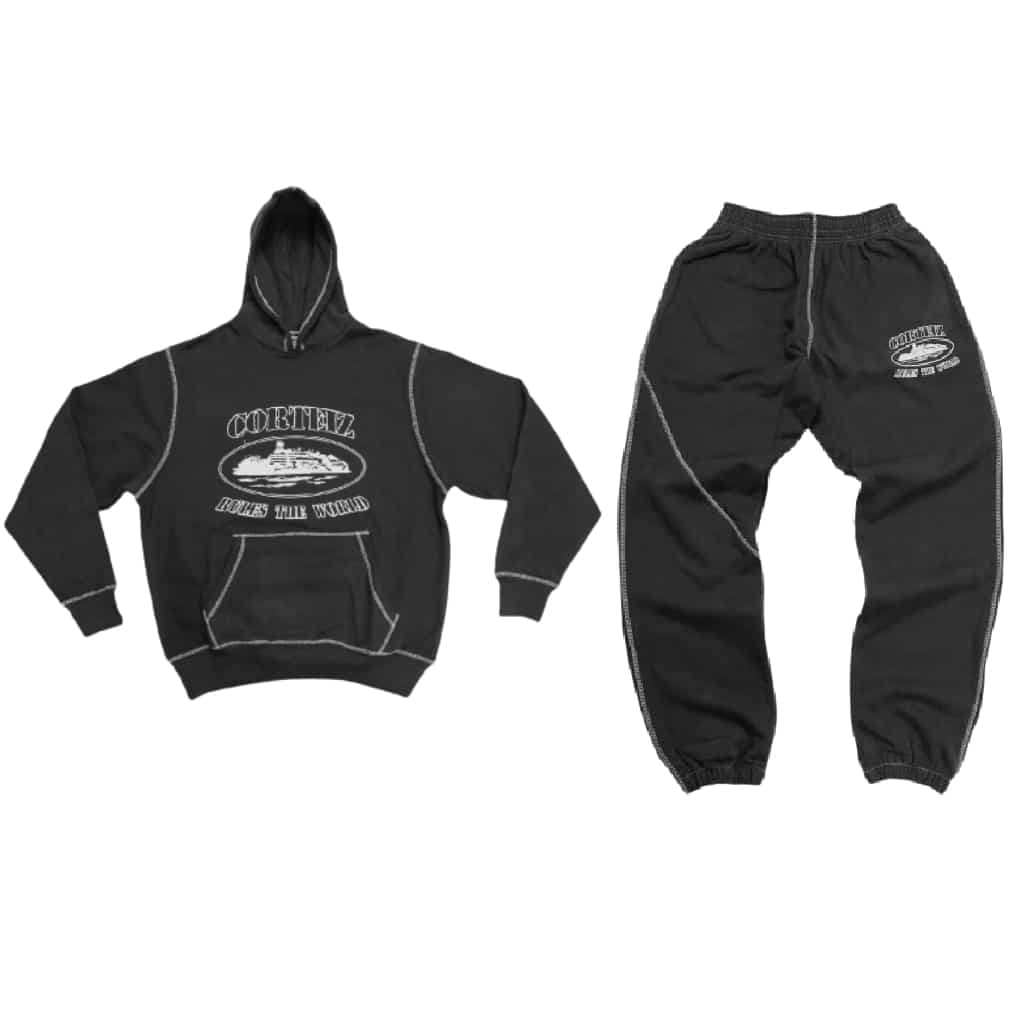 Corteiz Superior Black Tracksuit Corteiz Superior Black Tracksuit