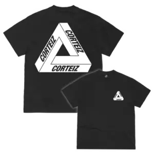 CORTEIZ REALLY COMPLICATED TRIANGLE TEE BLACK